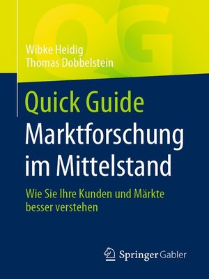 cover image of Quick Guide Marktforschung im Mittelstand